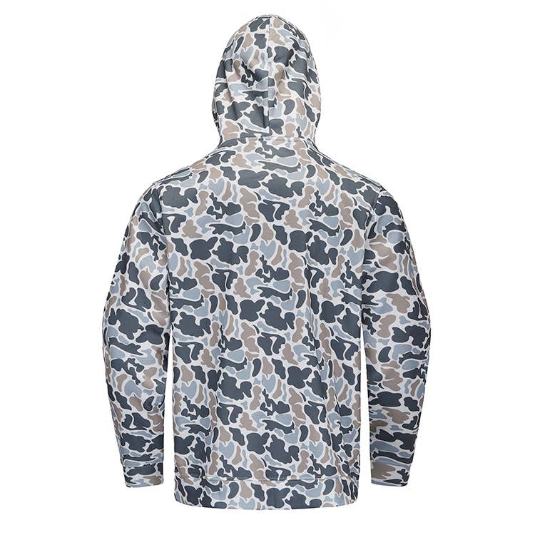 Fleece Hoodie - Smoke Camo