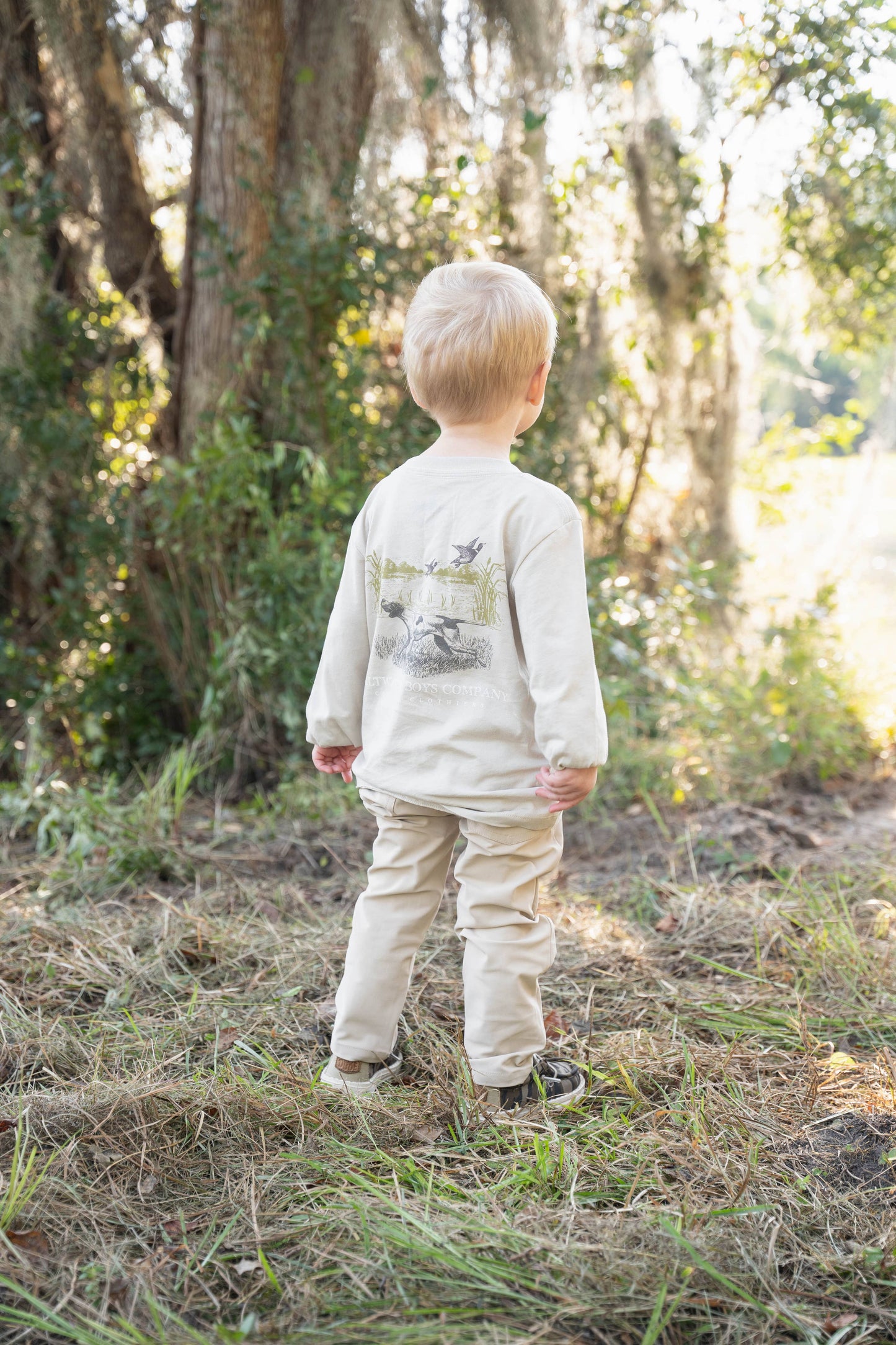 Hunting Dog Boys Long Sleeve Graphic Tee