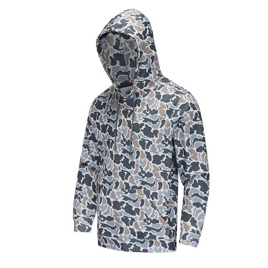 Fleece Hoodie - Smoke Camo