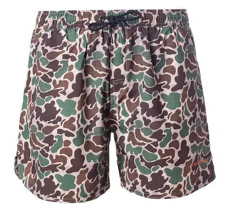 Youth Camo Active Shorts 5.5"