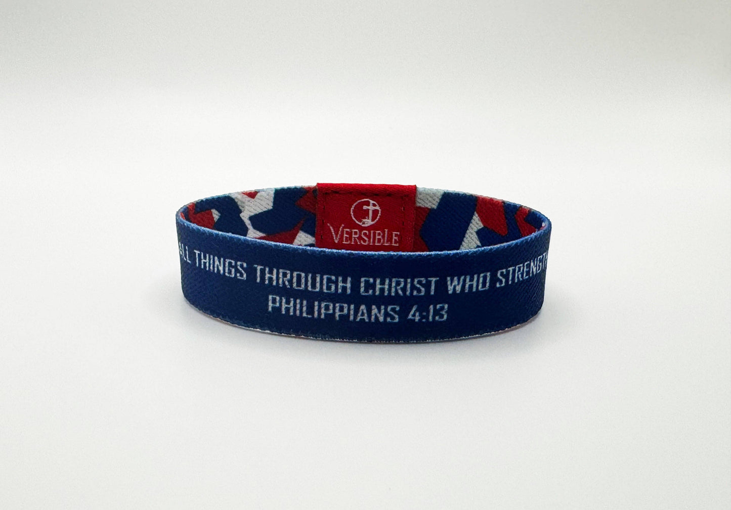 Team Camo / Philippians 4:13 Wristband