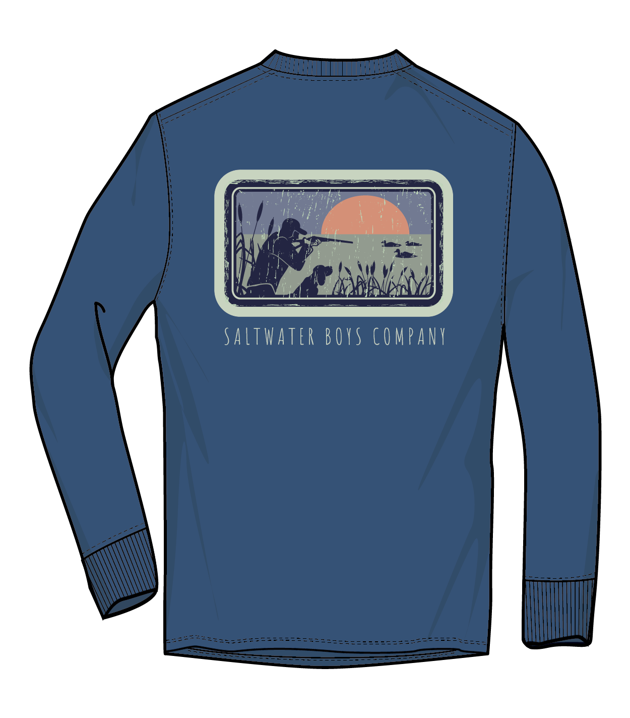 Hunter & Dog Boys Long Sleeve Graphic Tee