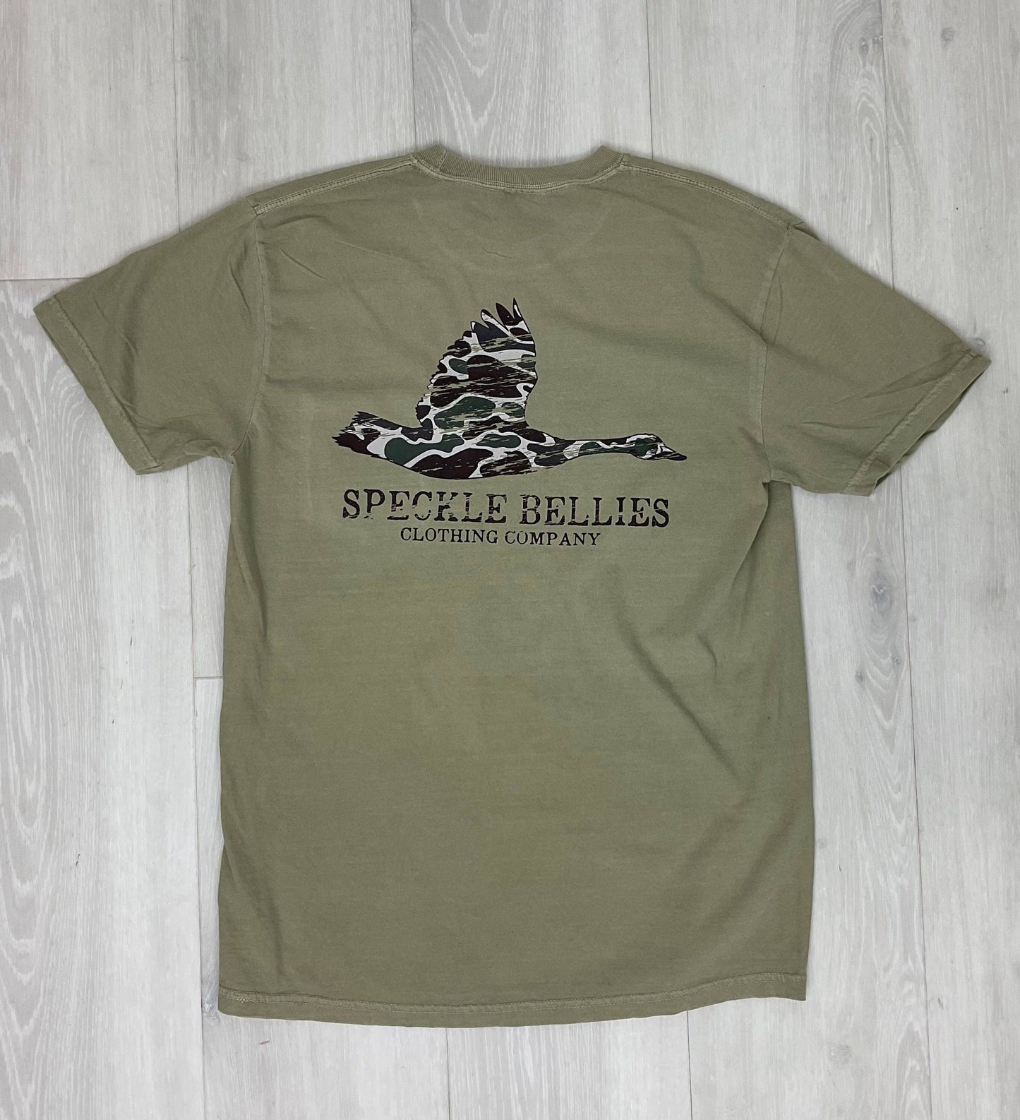 Duck Camo Goose  Pocket Tee