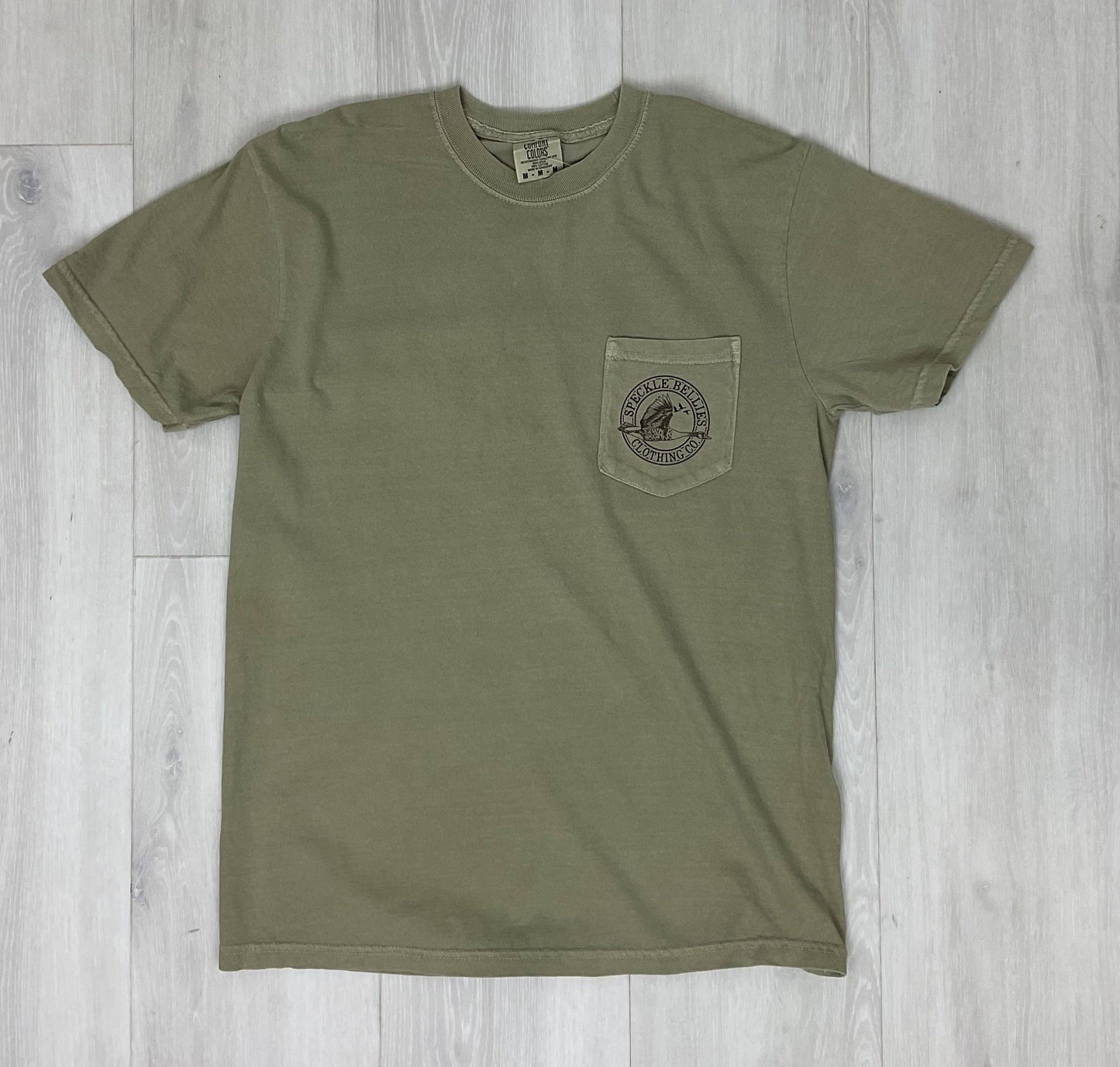 Duck Camo Goose  Pocket Tee